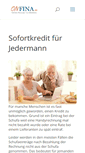 Mobile Screenshot of onfina.de